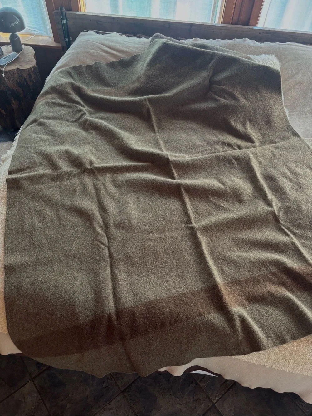 Antique Wool Military Blanket